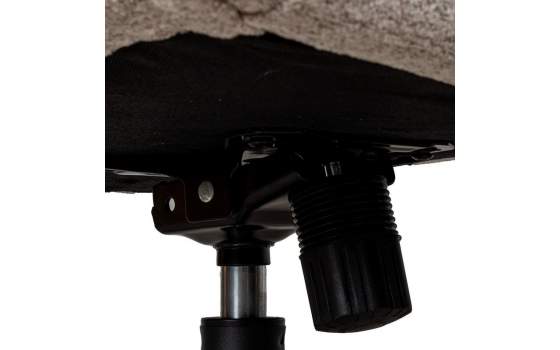 Sillon Giratorio con Reposapiés Tapizado Marron Beige Airy