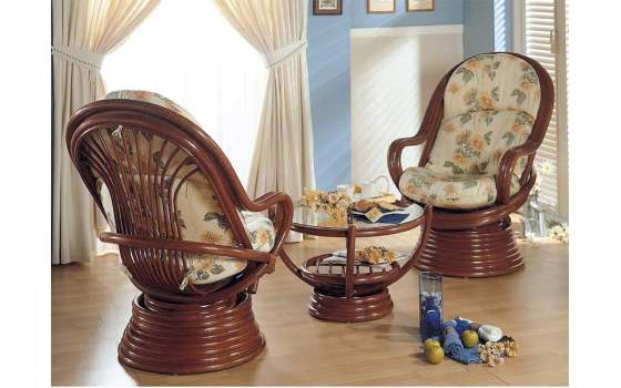 Sillon Giratorio Mecedora Junco Abilet