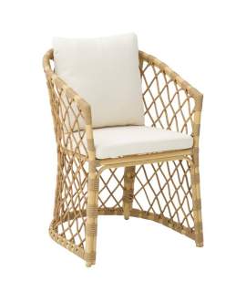 Sillon Jardin Aluminio y Ratan Sintetico con Cojines - Appio