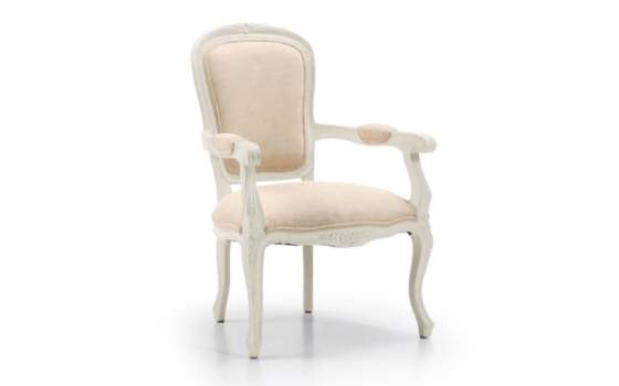 Sillon Louis Blanco Viejo Vintage