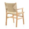 Sillon Madera Con Asiento Respaldo Trenzado Cuerda Serie Hevea Sillon Madera Con Asiento Respaldo Trenzado Cuerda Serie Hevea
