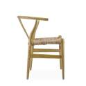 Sillon Madera Decape Verde y Anea Serie Anavis