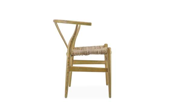 Sillon Madera Decape Verde y Anea Serie Anavis