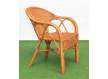 Sillon Medula y Rattan Tejidos Color Miel Serie Arismas