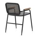 Sillon Metalico Negro Bronce Serie Adenaren