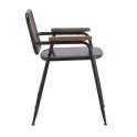 Sillon Metalico Negro Bronce Serie Adenaren