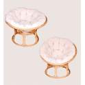 Sillon Papasan en Bambu con Cojin Agoiz