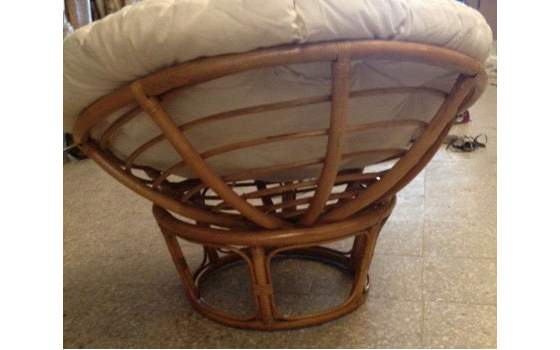Sillon Papasan en Bambu con Cojin Agoiz