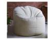 Sillon Puff Redondo 100 cm Tapizado Anat Color Beige Batran
