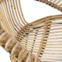 Sillon Ratan Huevo y Patas de Forja Serie Benin