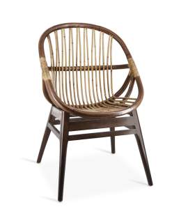 Sillon Ratan Madera Diseño Actual Serie Alvade