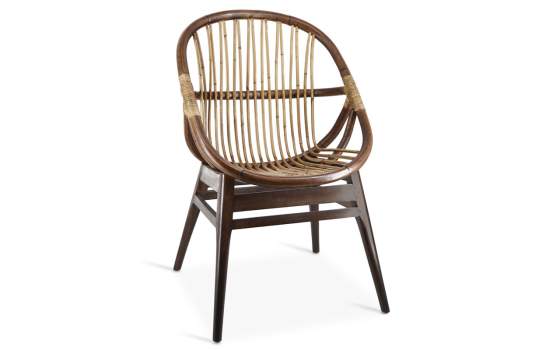 Sillon Ratan Madera Diseño Actual Serie Alvade