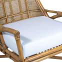 Sillon Ratan Natural con Cojin Estilo Actual Serie Alvade