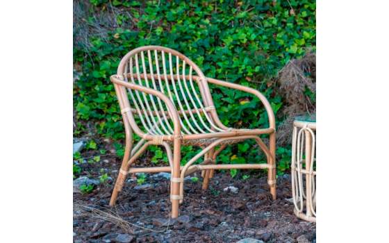 Sillon Ratan Pelado Natural Serie Aticos