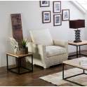 Sillón Rattan Blanco Decape Ursula