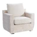 Sillón Rattan Blanco Decape Ursula