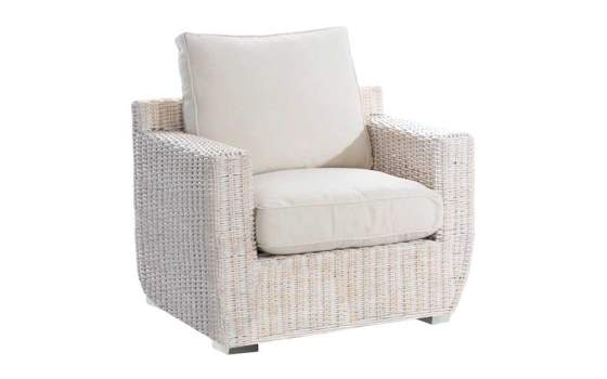 Sillón Rattan Blanco Decape Ursula