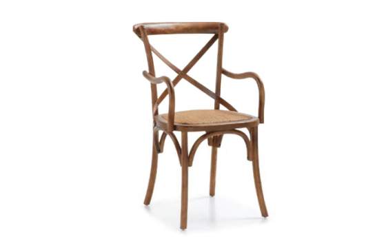 Sillon Colonial Ratan Cruz Star