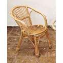 Sillon Rattan Bambu Respado Bajo Agoiz
