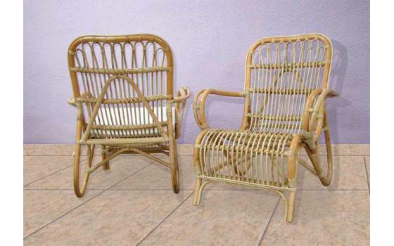 Sillon Rattan Bambu sin Cojin Agoiz