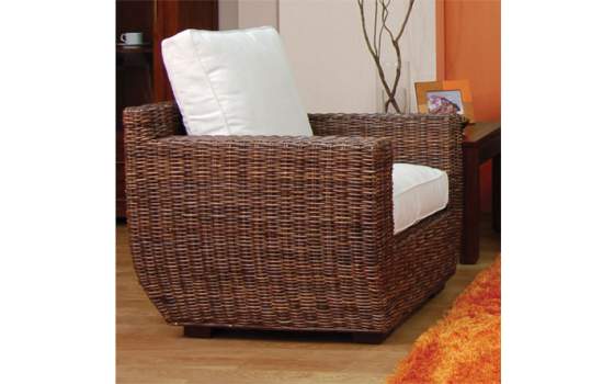 Sillon Rattan Ursula Con Cojin