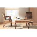Sillon Recto Madera y Abaca  Albange