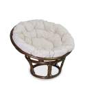 Sillon Redondo Papasan Nogal Agoiz