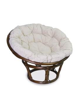 Sillon Redondo Papasan Nogal Agoiz