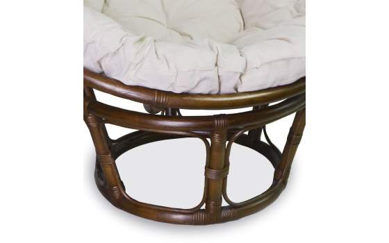 Sillon Redondo Papasan Nogal Agoiz