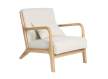 Sillon Salon Actual Tejido Anat Color Beige Serie Abatran