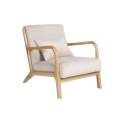 Sillon Salon Actual Terciopelo Color Beige Serie Abatran