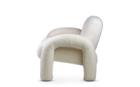 Sillon Salon Moderno Tapizado Lana  Mia Serie Adisk Sillon Salon Moderno Tapizado Lana  Mia Serie Adisk