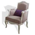 Sillon Tapizado Blanco Paris