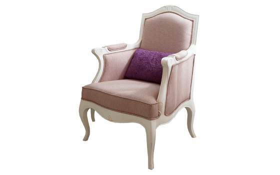 Sillon Tapizado Blanco Paris