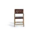Sillon Tapizado Piel Marron Estilo Actual Serie Adevar