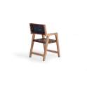 Sillon Tapizado Piel Marron Estilo Actual Serie Adevar