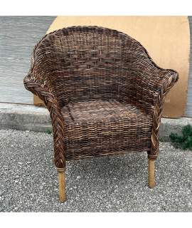 Sillon Tejido Rattan Natural Croco Albange