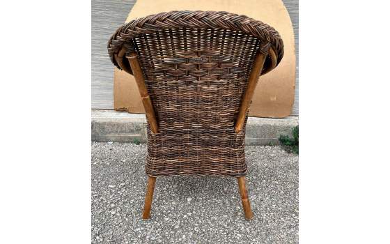 Sillon Tejido Rattan Natural Croco Albange