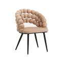 Sillon Terciopelo Beige Estilo Moderno Serie Nimpha Sillon Terciopelo Beige Estilo Moderno Serie Nimpha