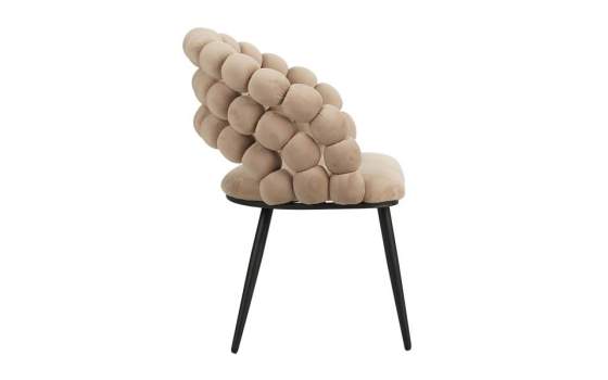 Sillon Terciopelo Beige Estilo Moderno Serie Nimpha Sillon Terciopelo Beige Estilo Moderno Serie Nimpha