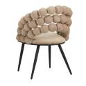 Sillon Terciopelo Beige Estilo Moderno Serie Nimpha Sillon Terciopelo Beige Estilo Moderno Serie Nimpha