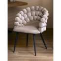 Sillon Terciopelo Beige Estilo Moderno Serie Nimpha Sillon Terciopelo Beige Estilo Moderno Serie Nimpha
