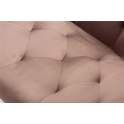 Sillon Terciopelo Capitonee Rosa Palido Saoul