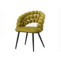 Sillon Terciopelo Verde Estilo Moderno Serie Nimpha