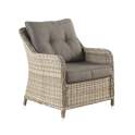 Sillon Terraza Fibra Sintetica y Aluminio con Cojin Serie Wick