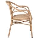 Sillon Terraza Jardin Aluminio y Ratan con Rejilla - Serie Appio