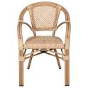 Sillon Terraza Jardin Aluminio y Ratan con Rejilla - Serie Appio