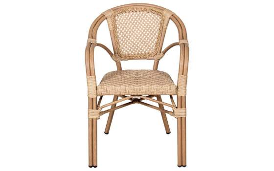 Sillon Terraza Jardin Aluminio y Ratan con Rejilla - Serie Appio