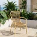 Sillon Terraza Jardin Aluminio y Ratan Sintetico - Serie Appio