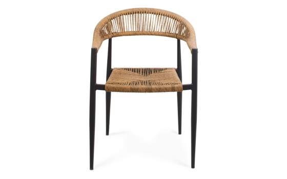 Sillon Terraza Jardin Alumino Gris Diseño Moderno Aztial